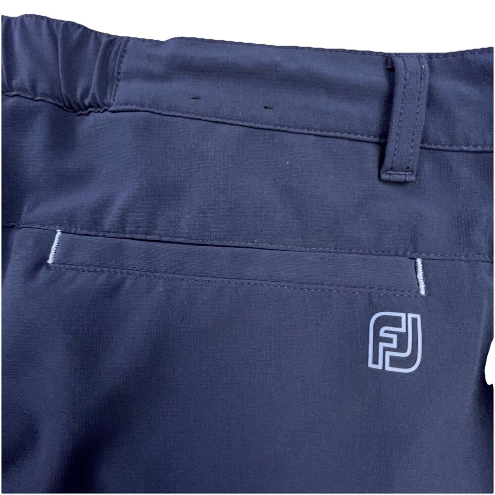 Footjoy HYPR Golf Shorts Mens Size 42 Navy Blue 8” Inseam Performance Stretch